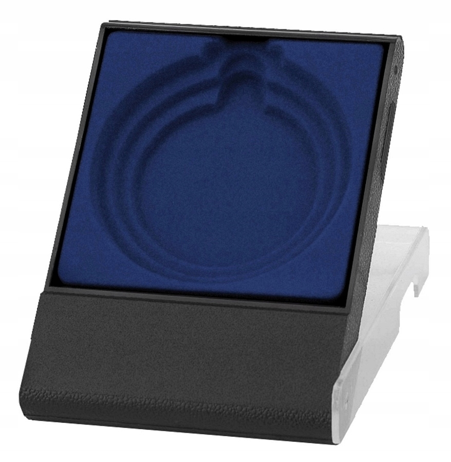 B150-BLUE Etui na medal 50/60/70mm kolor czarno-granatowy 84x116 mm