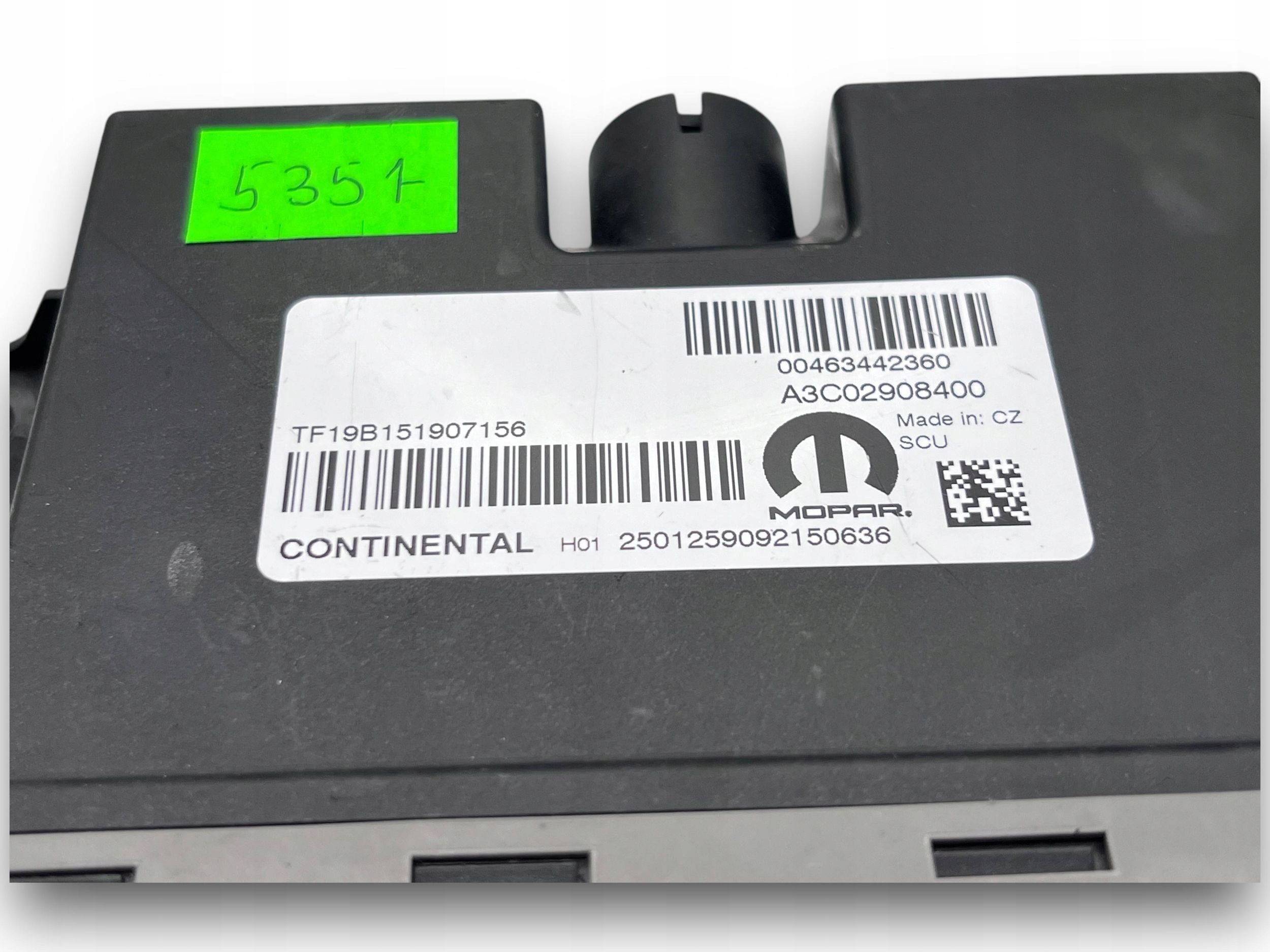 ALFA ROMEO STELVIO SENSOR modulo airbag 463442360, A3C02908400 $J