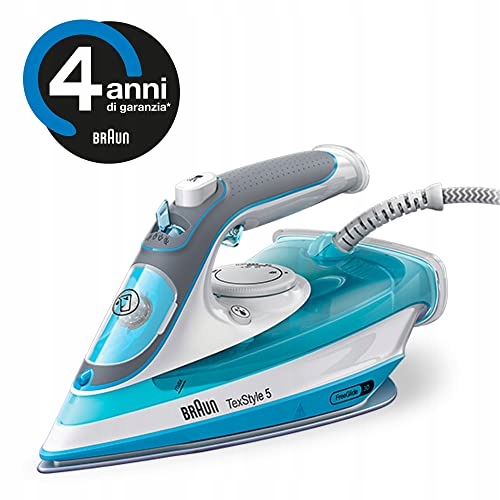 BRAUN TexStyle 5 Żelazko Parowe 2600W Freeglide 3D Niebieskie — miniatura 2