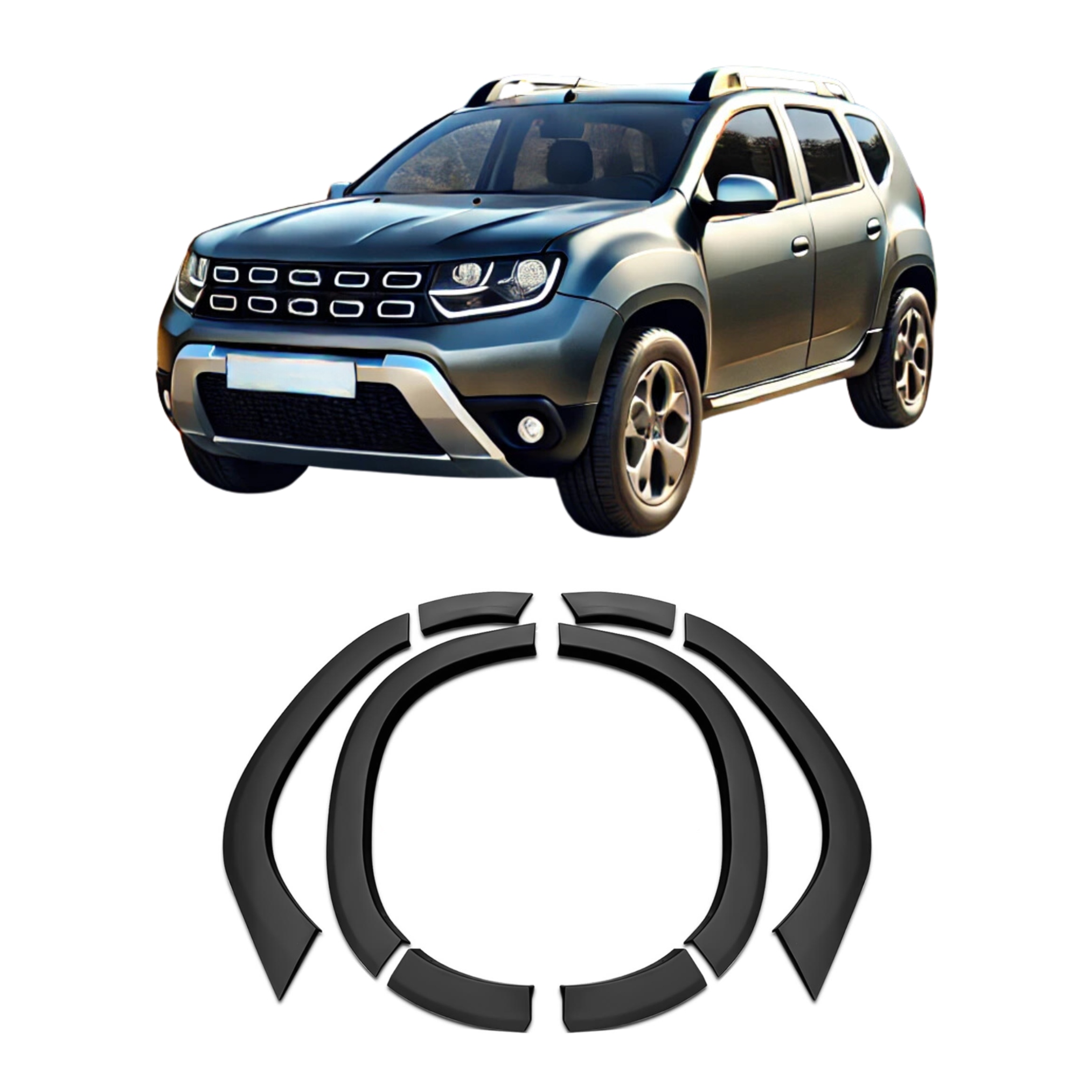Rozšírenia blatníkov – flary na blatníky pre Dacia Duster 2018-2024