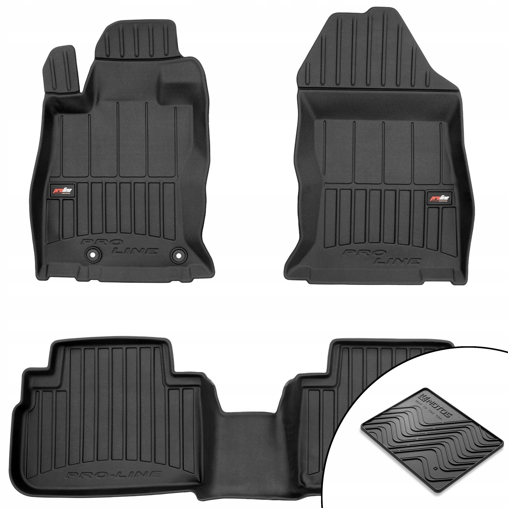 3D gumové rohože Subaru Forester V od roku 2018 rohož zdarma