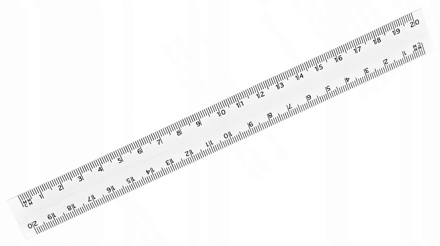 

Linijka plastikowa 20cm przeźroczysta Liniał