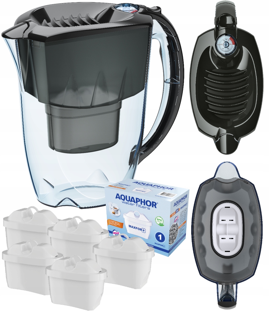 

Dzbanek filtrujący Aquaphor Czarny 2,8l 5 x wkł