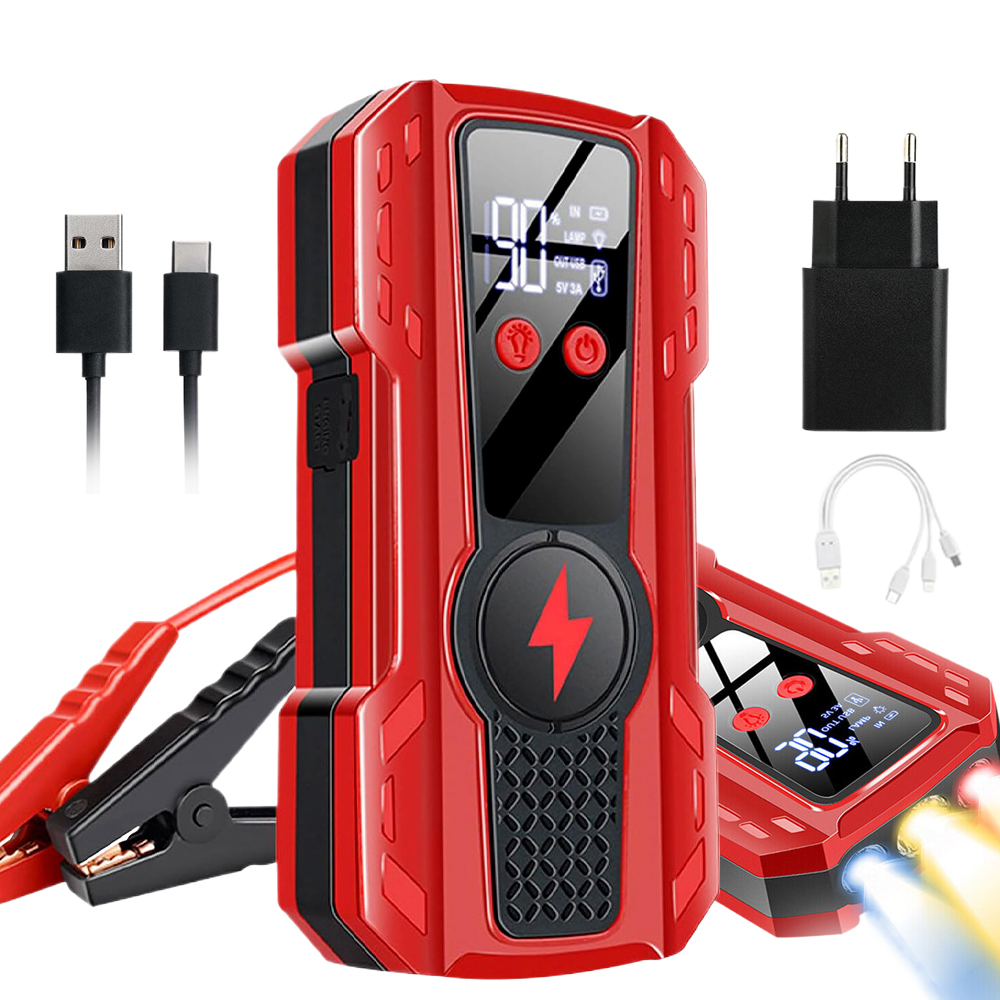 Jump Starter Startovací Booster Powerbanka Svítilna Set 99900 mAh