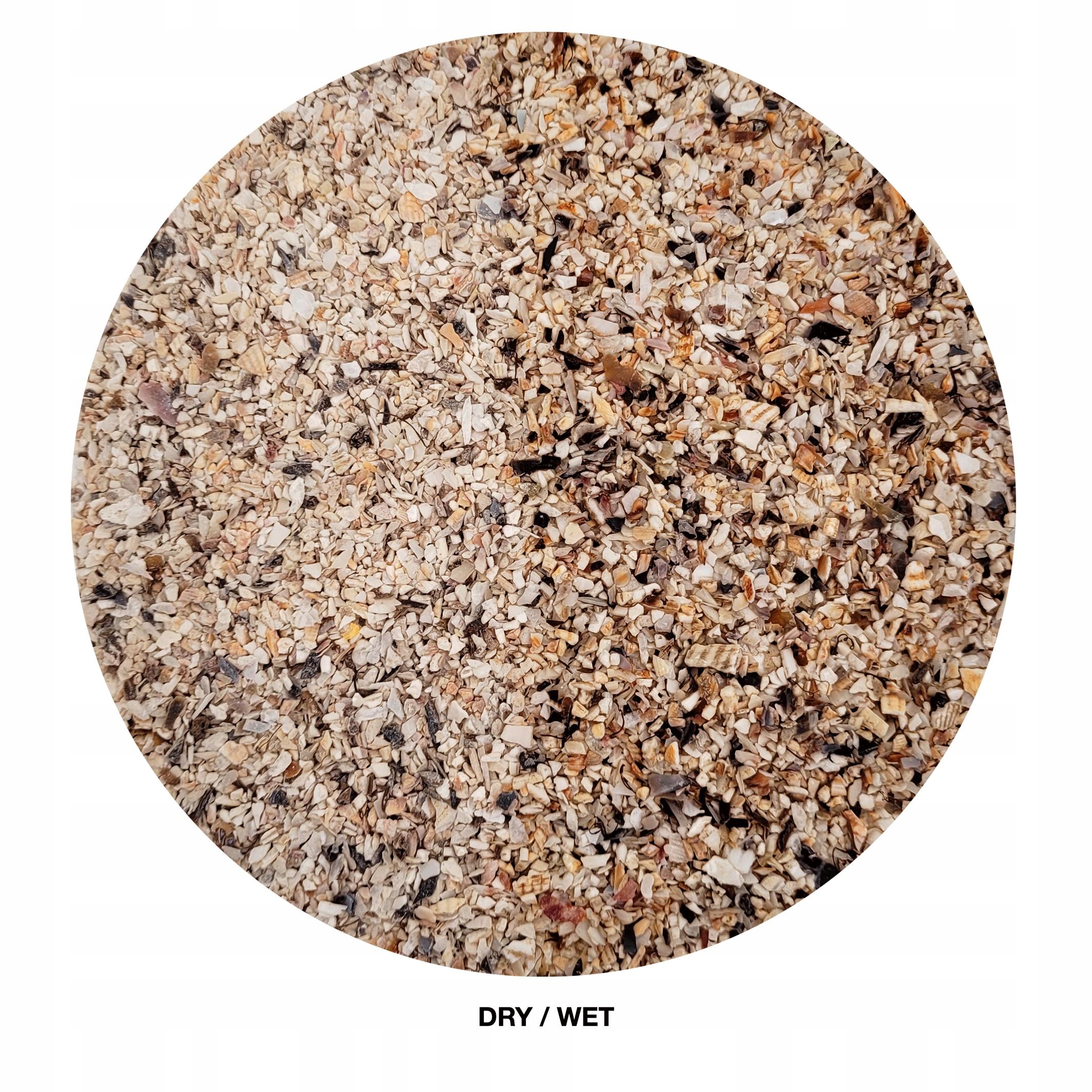 Levně Říční Podlaha S Mušlemi Shellbed Riverbed 0,1-2 MM 2 Kg Pro Akvárium