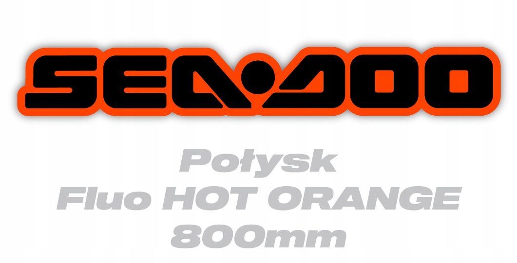 Samolepky Sea-Doo 80 cm Fluo