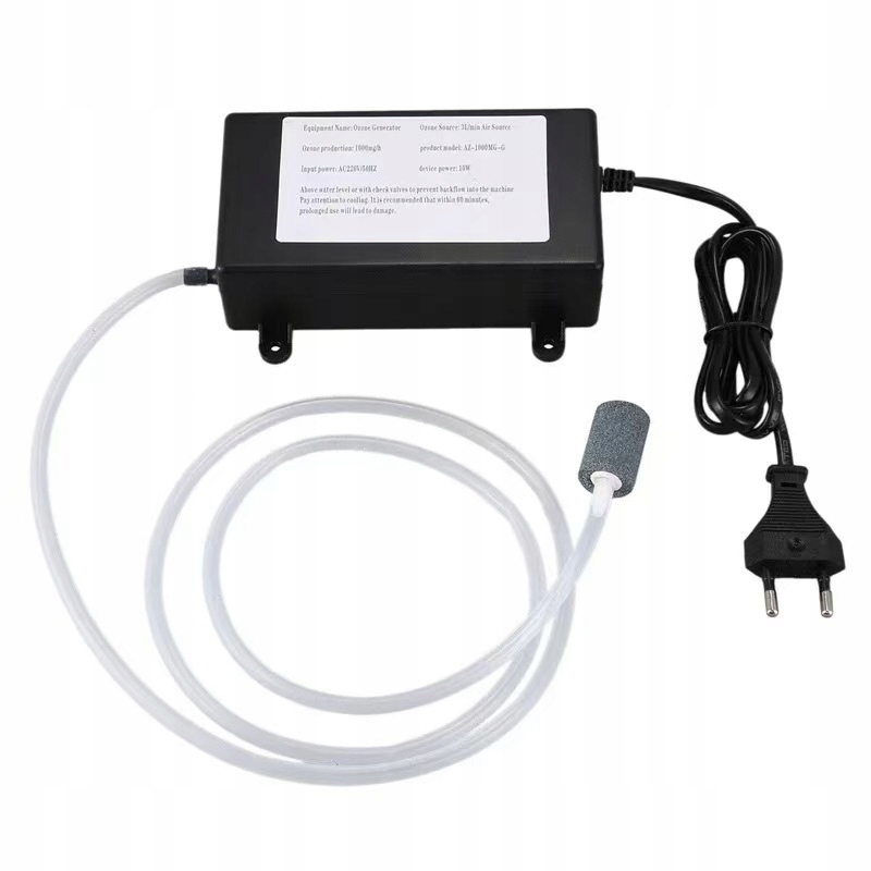 Generator Ozonu Ozonator Do Żywności 1000mg/h 10W Wtyczka Eu AZ-1000