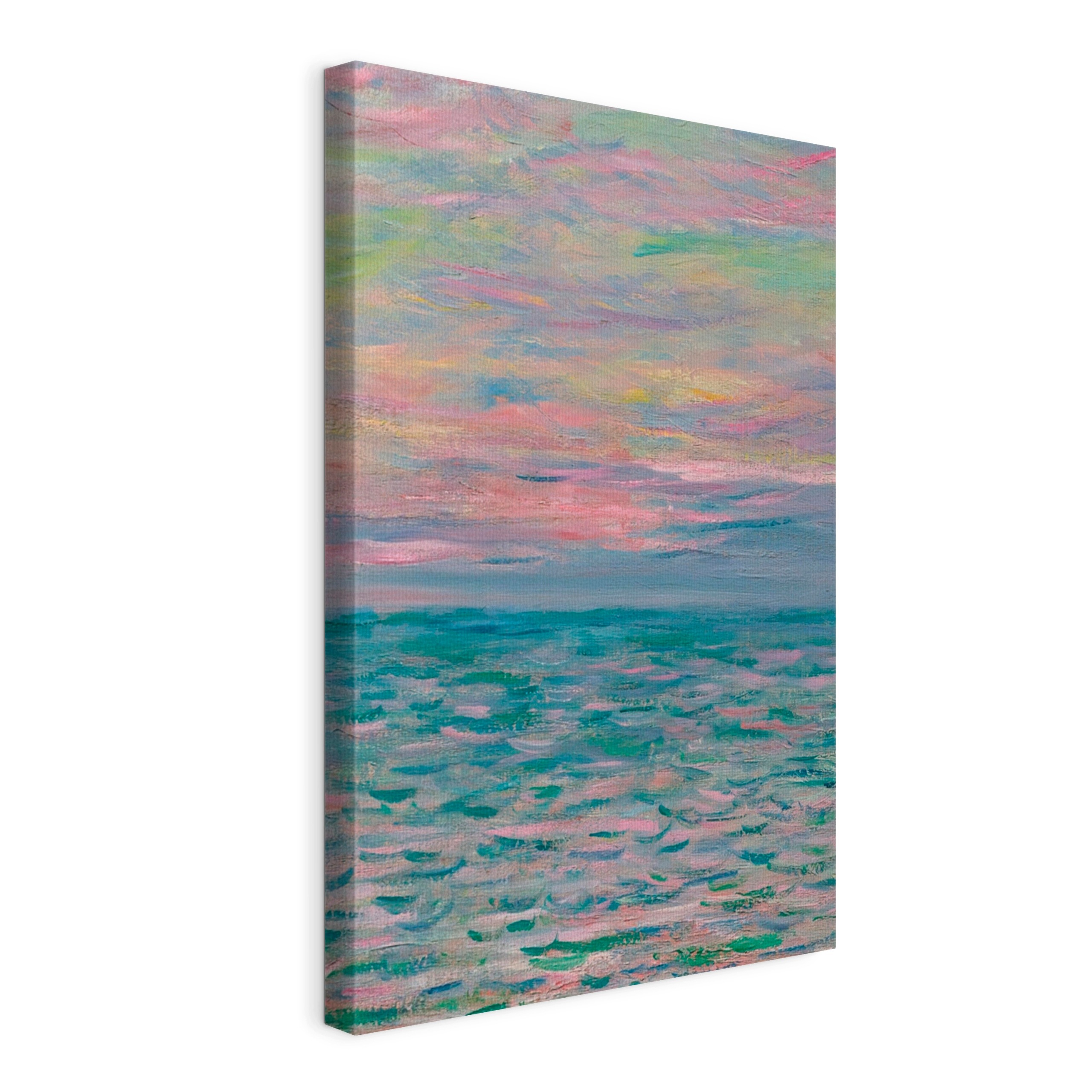 Obraz na plátně Mince Západ slunce v Pourville 50x75 cm