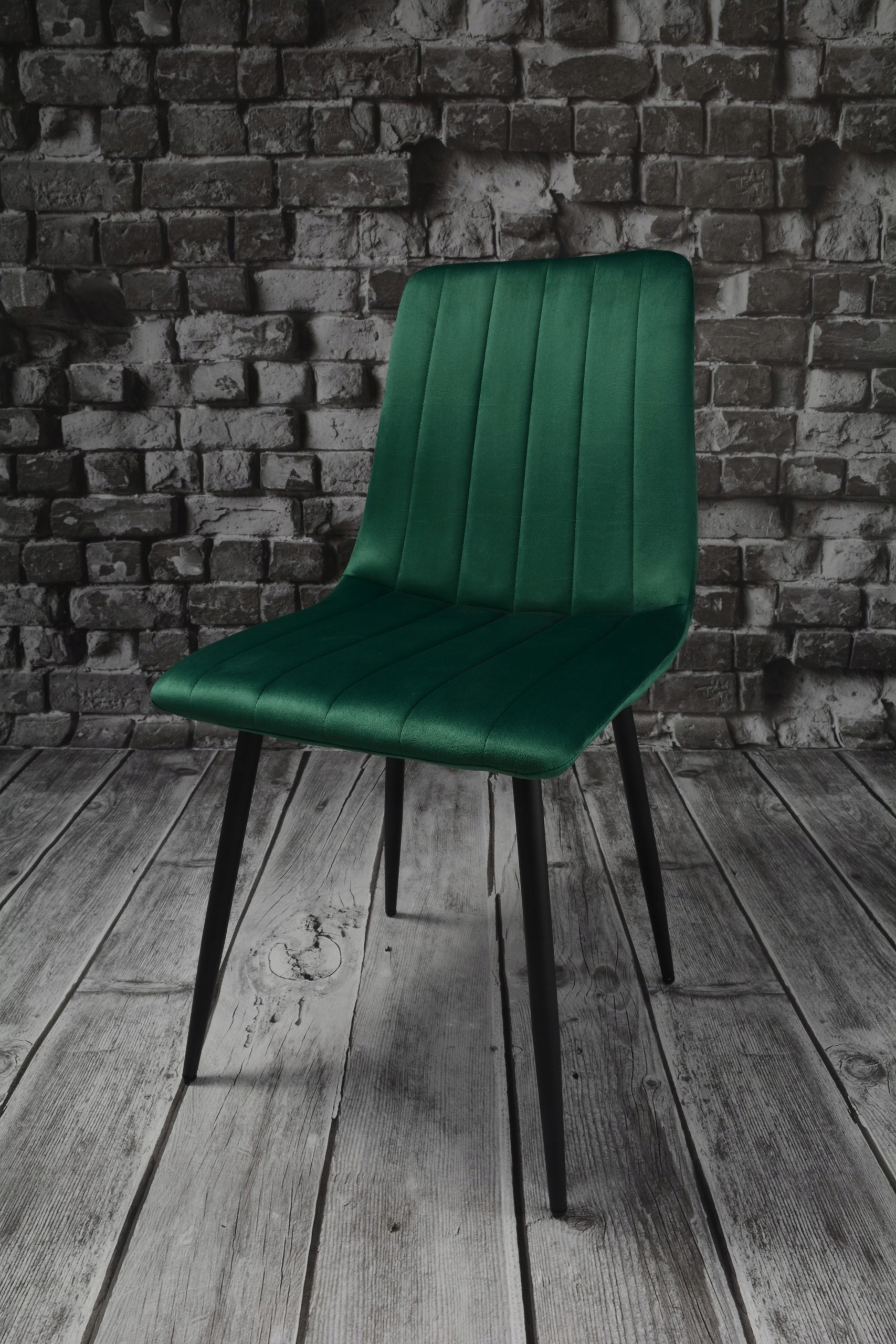 Zestaw 6 krzeseł DankorDesign AXA zieleń butelkowa Liczba krzeseł w zestawie 6