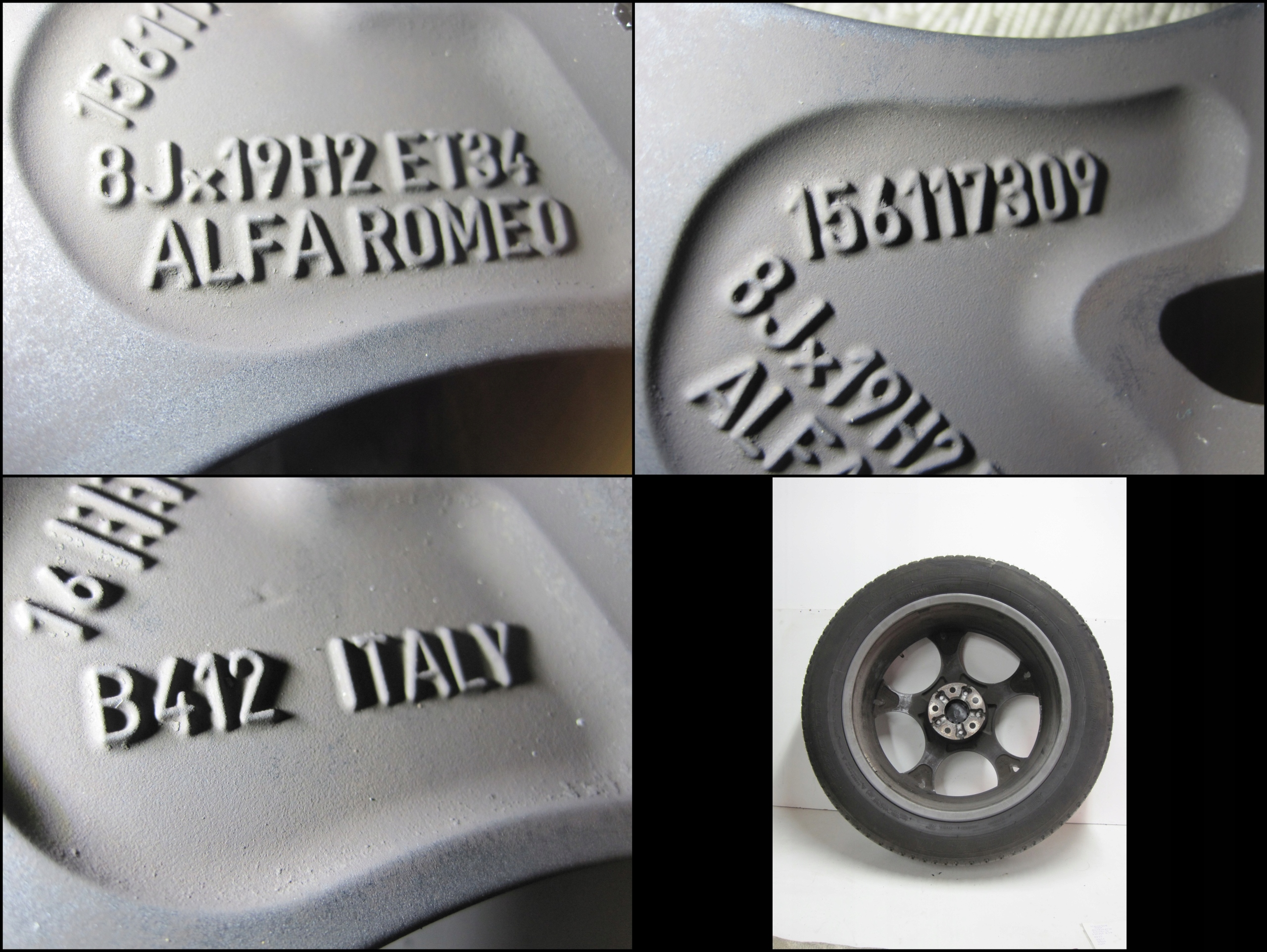 wheels discs tyres ALFA ROMEO STELVIO 235/55/19 19R
