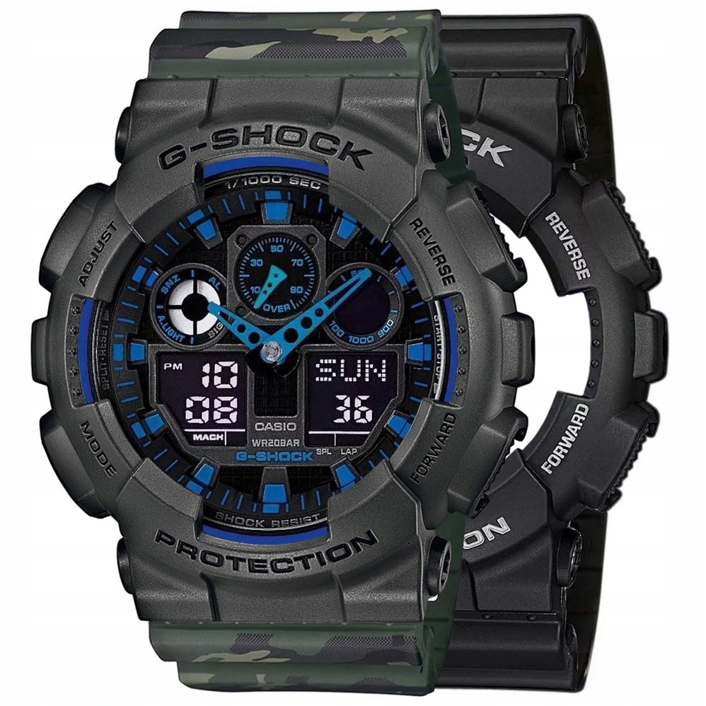 Hodinky Casio G-Shock Set GA-100-1A2ER Bezel 10467795 Pásek 10561429