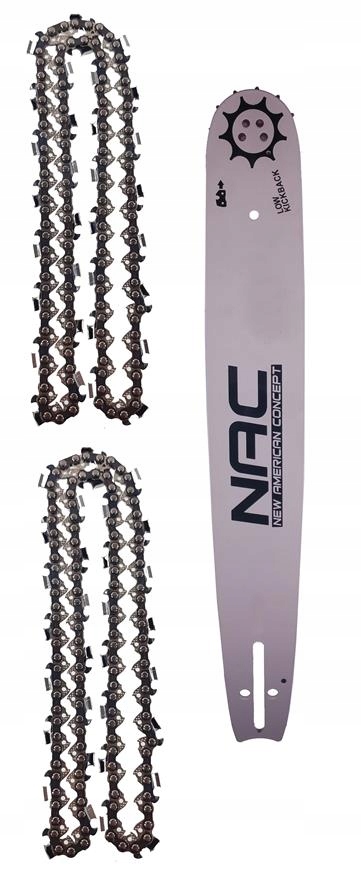 Prowadnica BU16-66-5812P 2 x łańcuch Nac