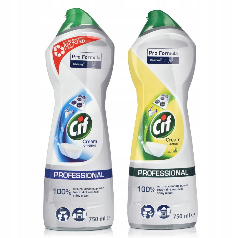 

2x750ml Cif Profesjonalne Mleczko Cream