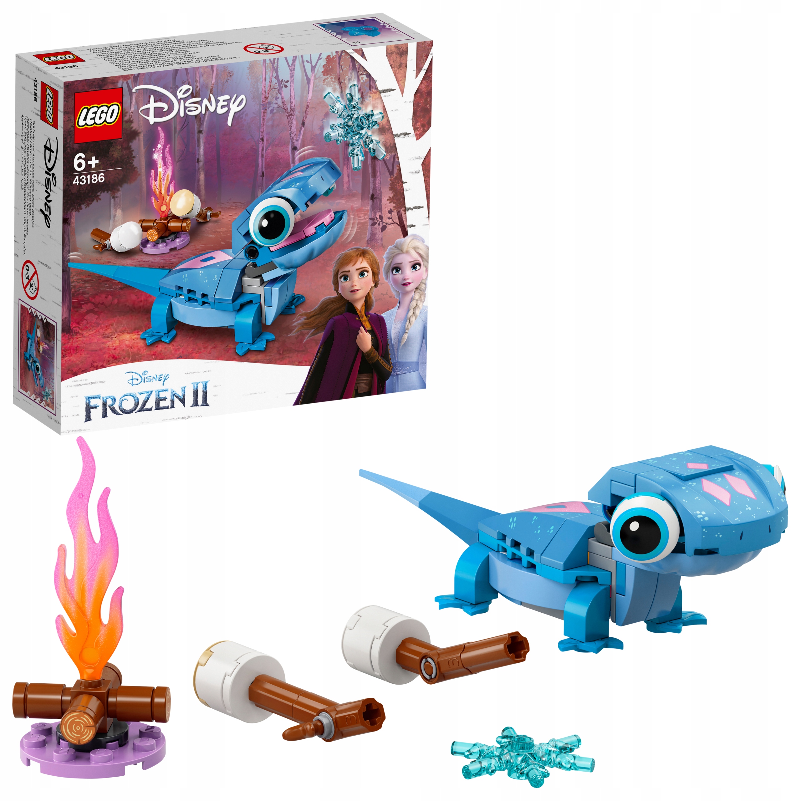 Lego 43186 Disney Salamandra Bruni k sestavení