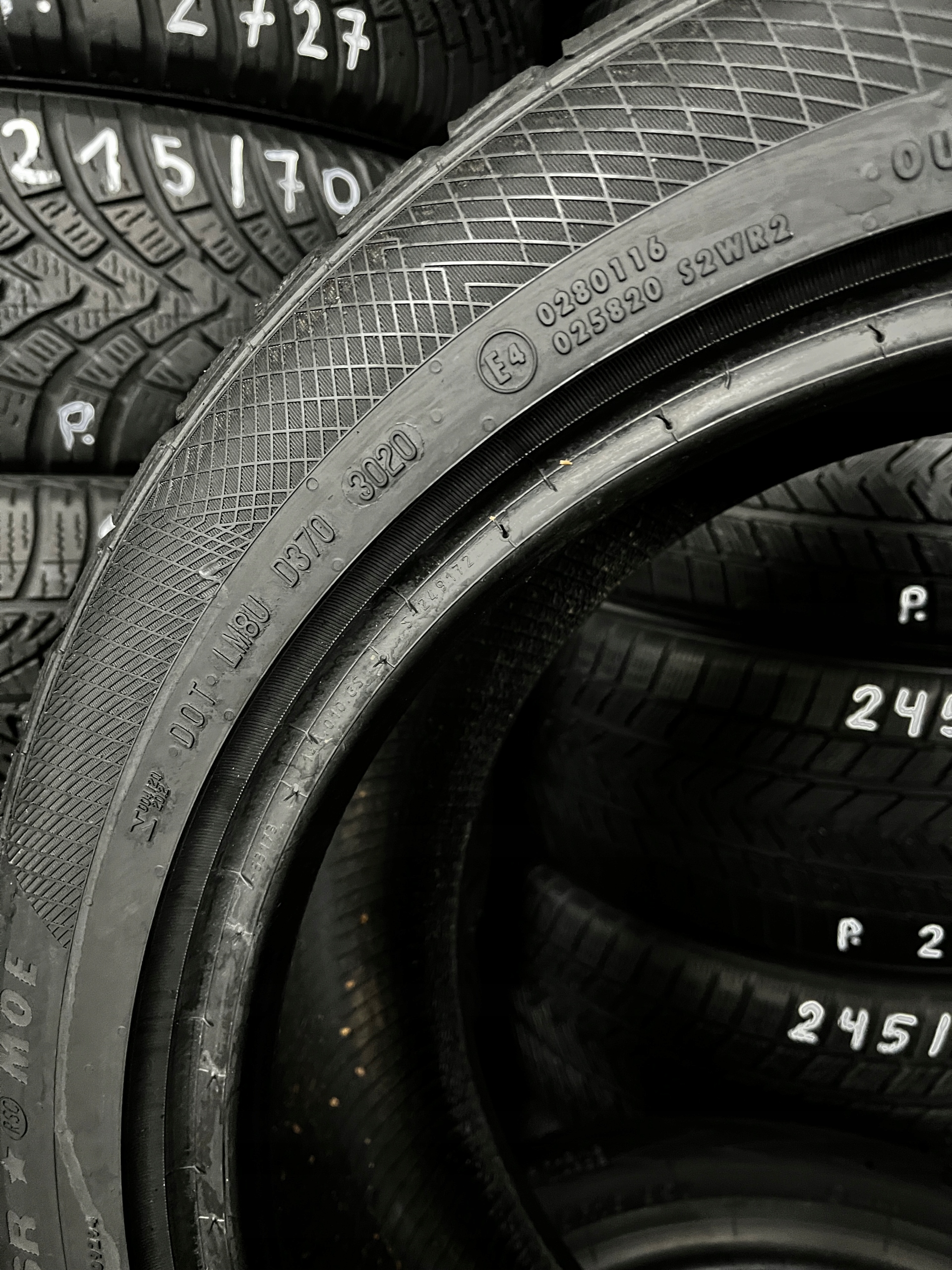 OPONY 245/45/18 CONTINENTAL WINTER CONTACT TS 850P SSR RSC 2020 rok 100V Średnica 18