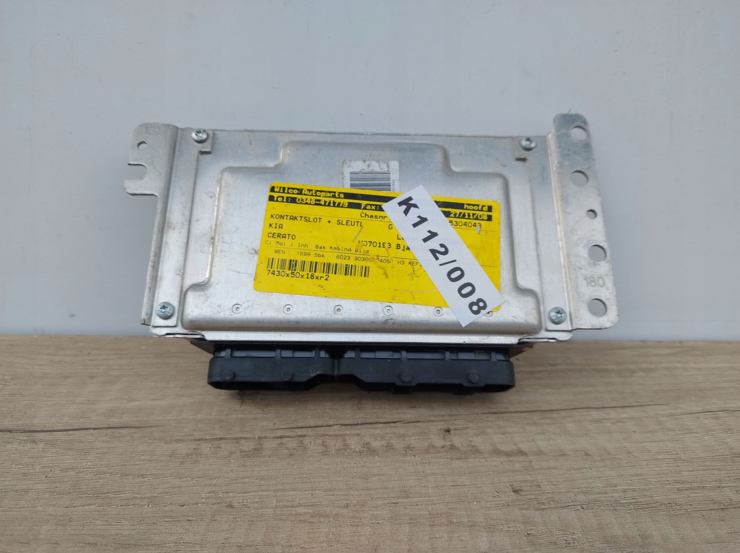 KIA CERATO 1.6 BENZINA 16V COMPUTER MOTORE