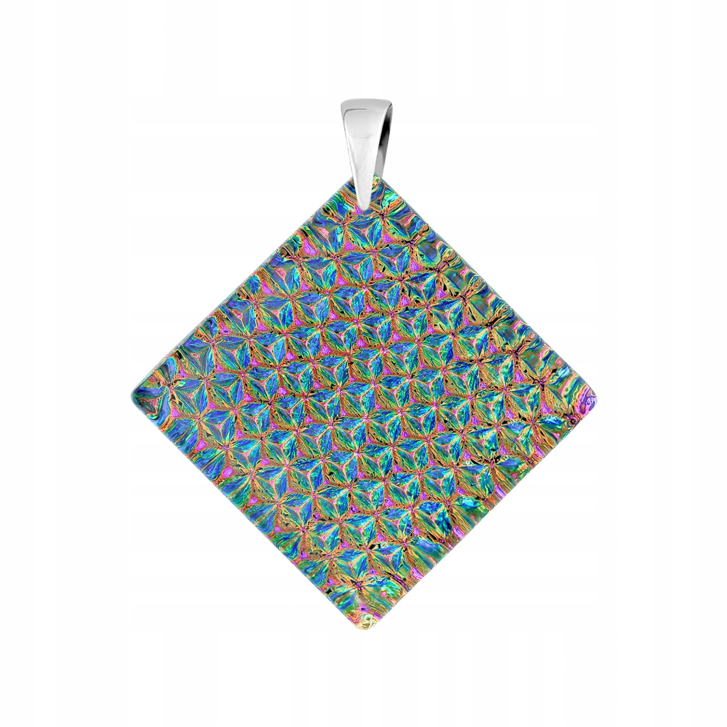 Dámský přívěsek Harf vícebarevný sklo murano