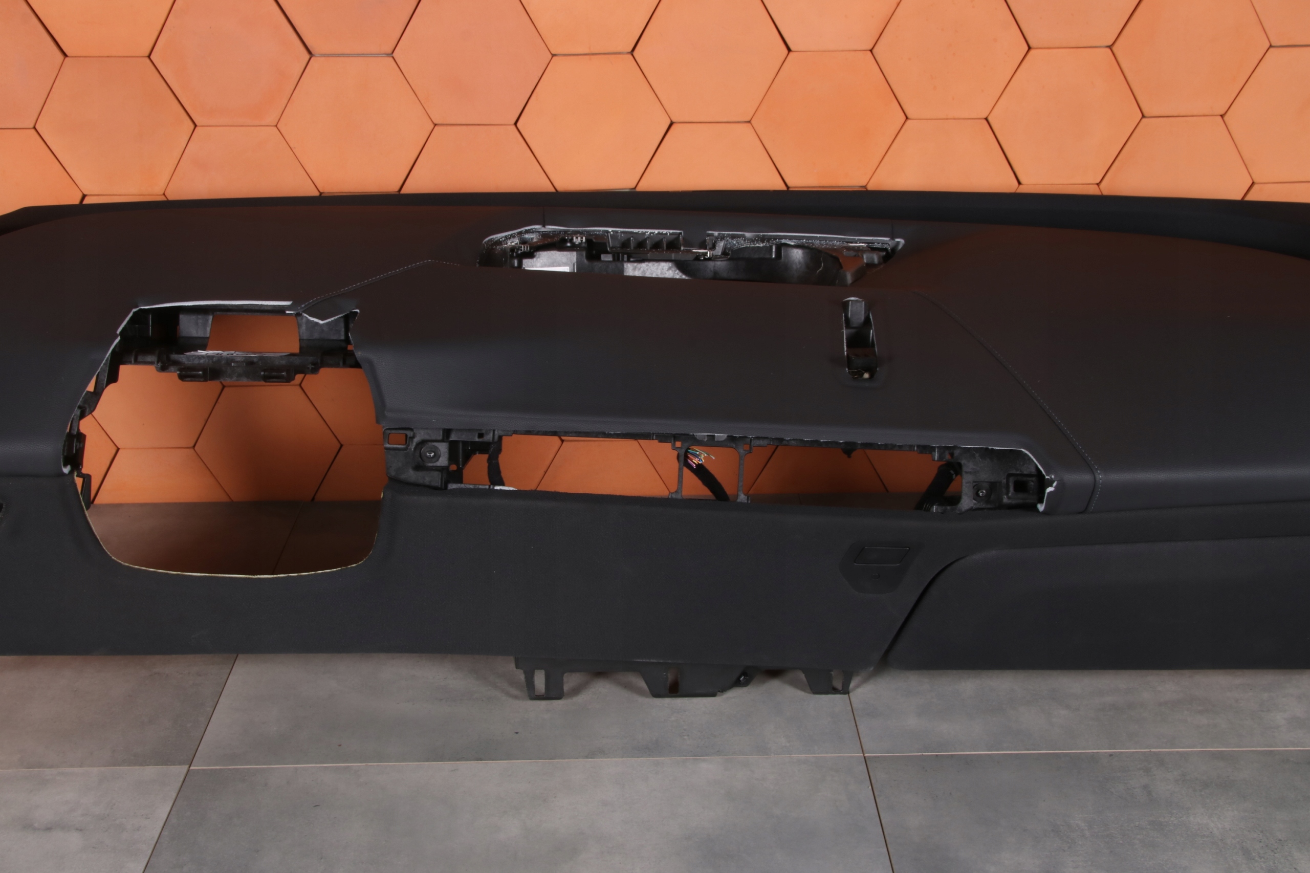 BMW iX I20 originál dashboard instrument panel console leather black HEAD UP