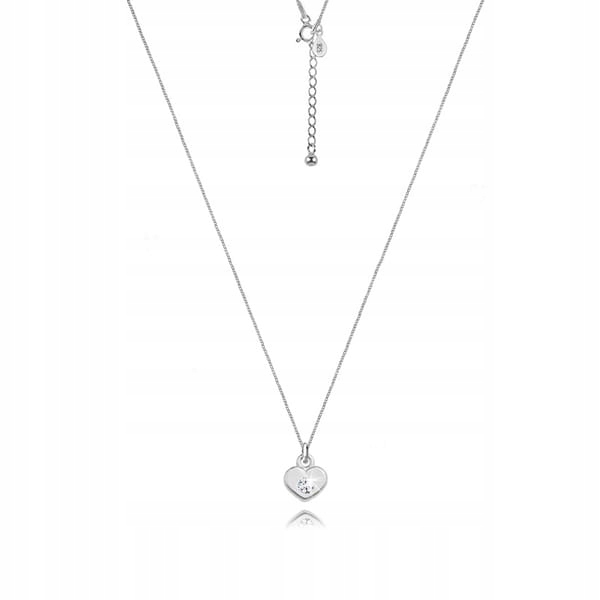 

Naszyjnik srebrny serduszko In Love i Swarovski