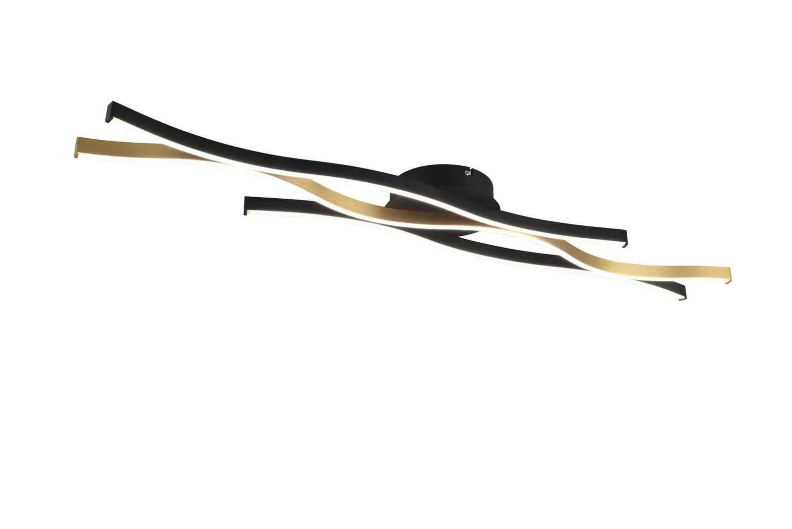 Led stropná lampa s funkciou variabilnej farby Blaze zlatá Trio