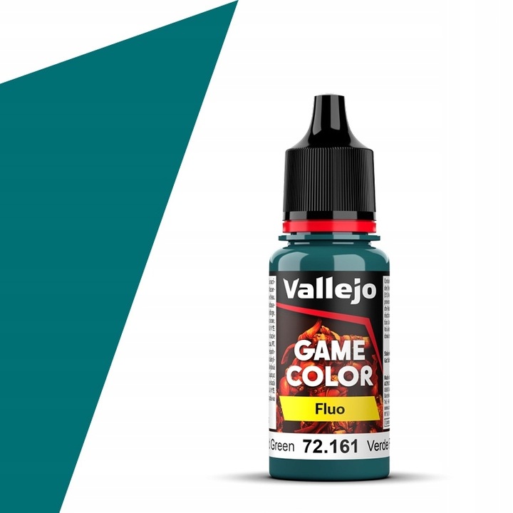 Farba do figurek Vallejo Game Color 72161 Fluorescent Cold Green 18ml