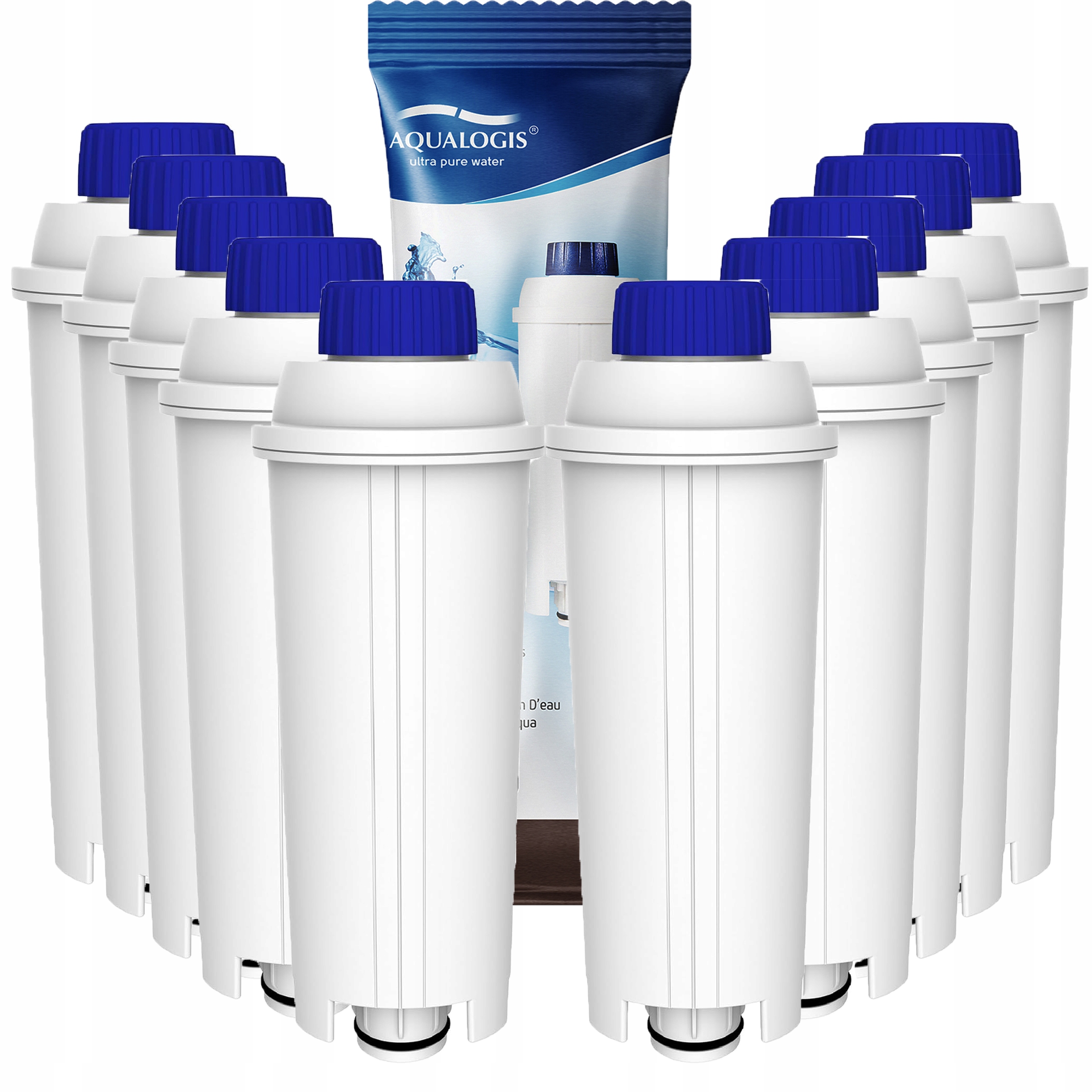 10 x Filtr do kávovaru Delonghi Delongi Dinamica Plus Ecam Esam Etam