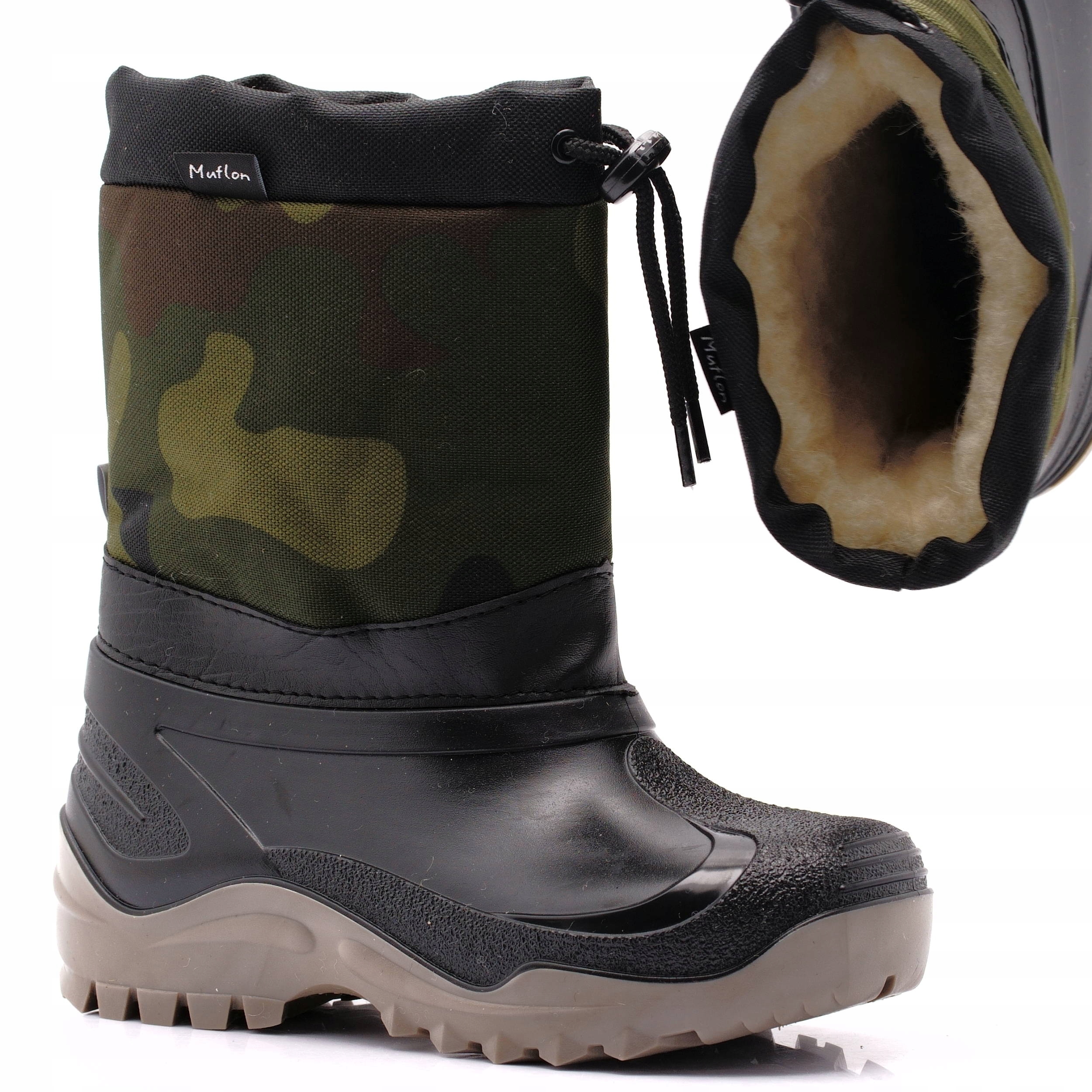 RENBUT MUFLON ŚNIEGOWCE BUTY ZIMOWE WEŁNA 29/30