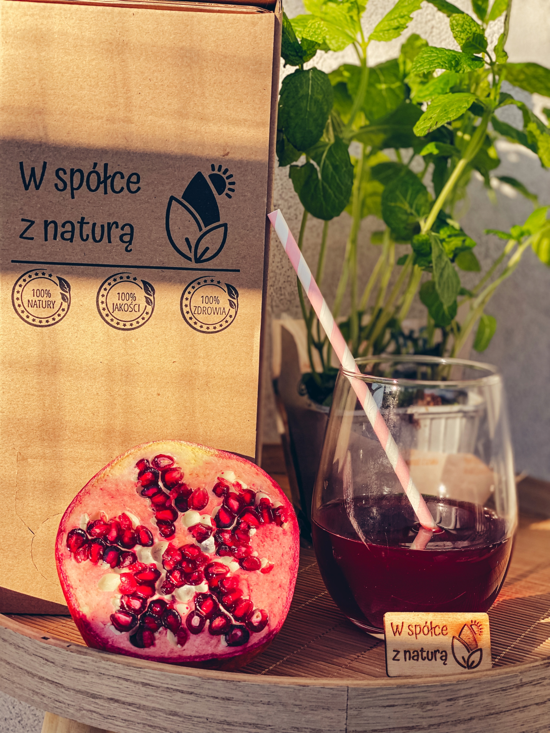GEPRESSTER NATÜRLICHER GRANATAPFELSaft 100% NFC 3 L Marke Tclocznia Szymanowice