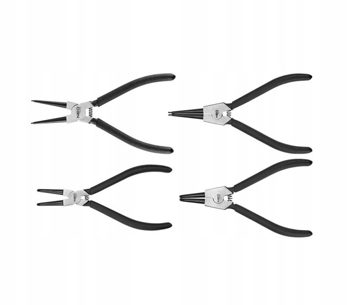 Плоскогубцы для стопорных колец 4шт. Neo 01-097