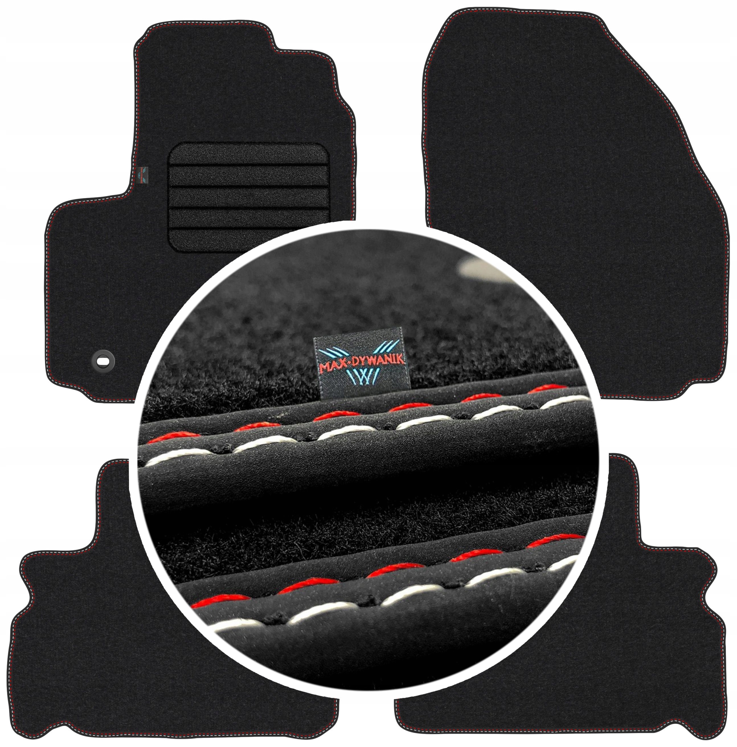 

Ford S Max I 5os 2006-2010 Wycieraczki welurowe