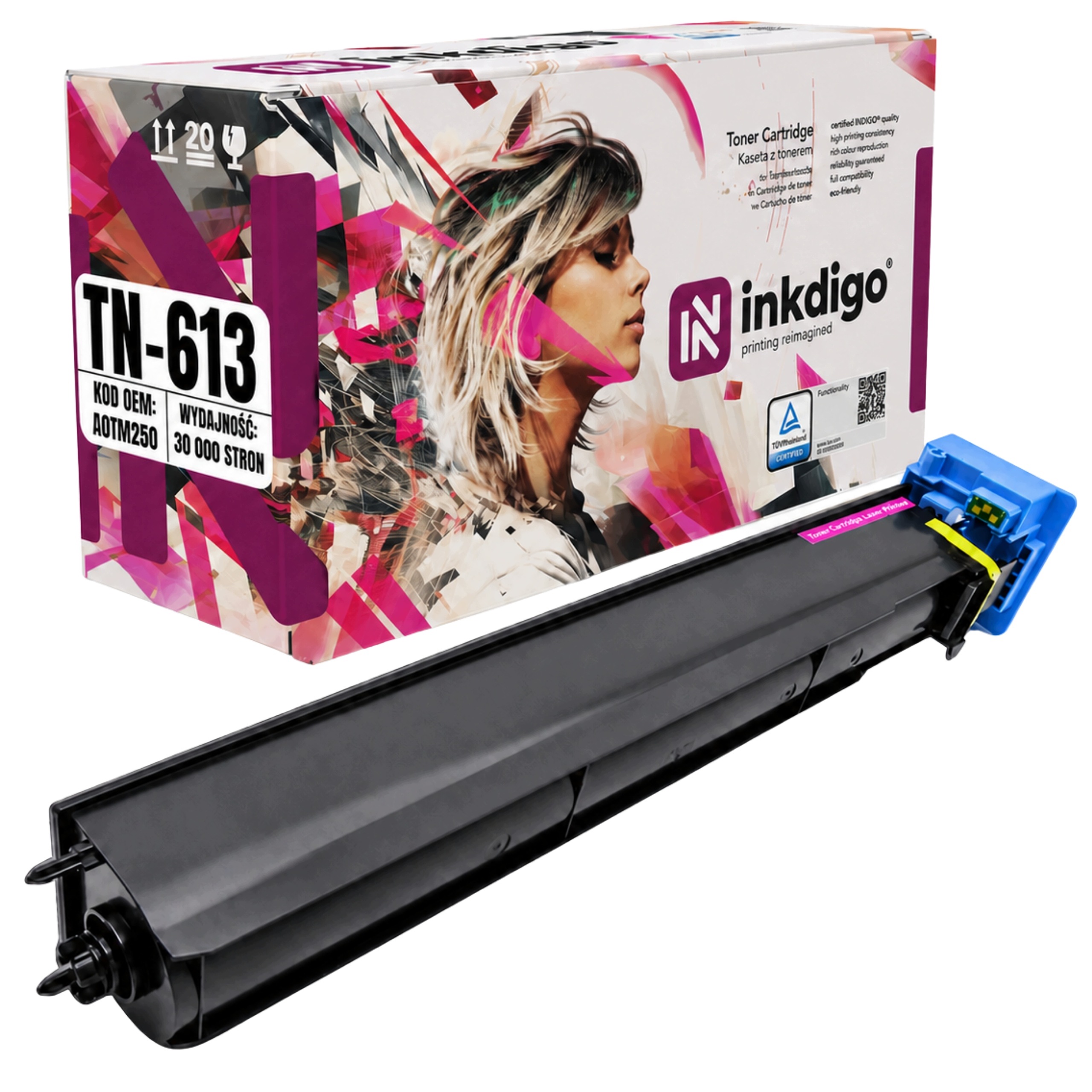 Toner pro Konica Minolta Bizhub C552 C652 TN613C