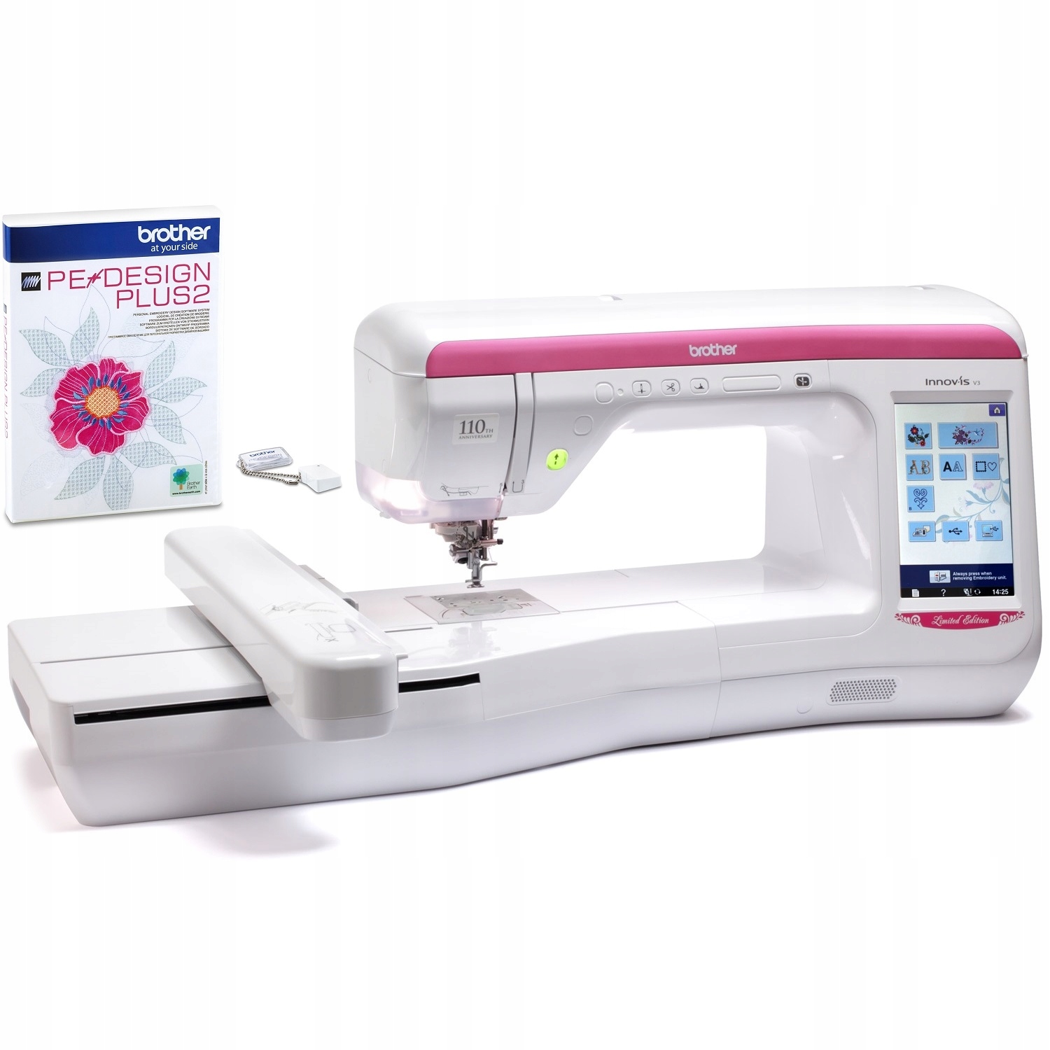 Brother V3 Le Hafciarka domowa 1-igłowa Program Ped Plus 2 Gratisy