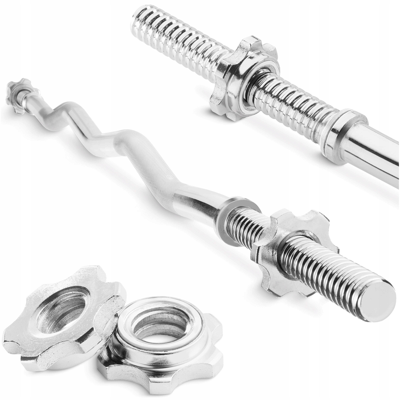 Ez osa – Ocelová, Chromovaná, Plná, Se Závitem; Svorky Činka 120 CM