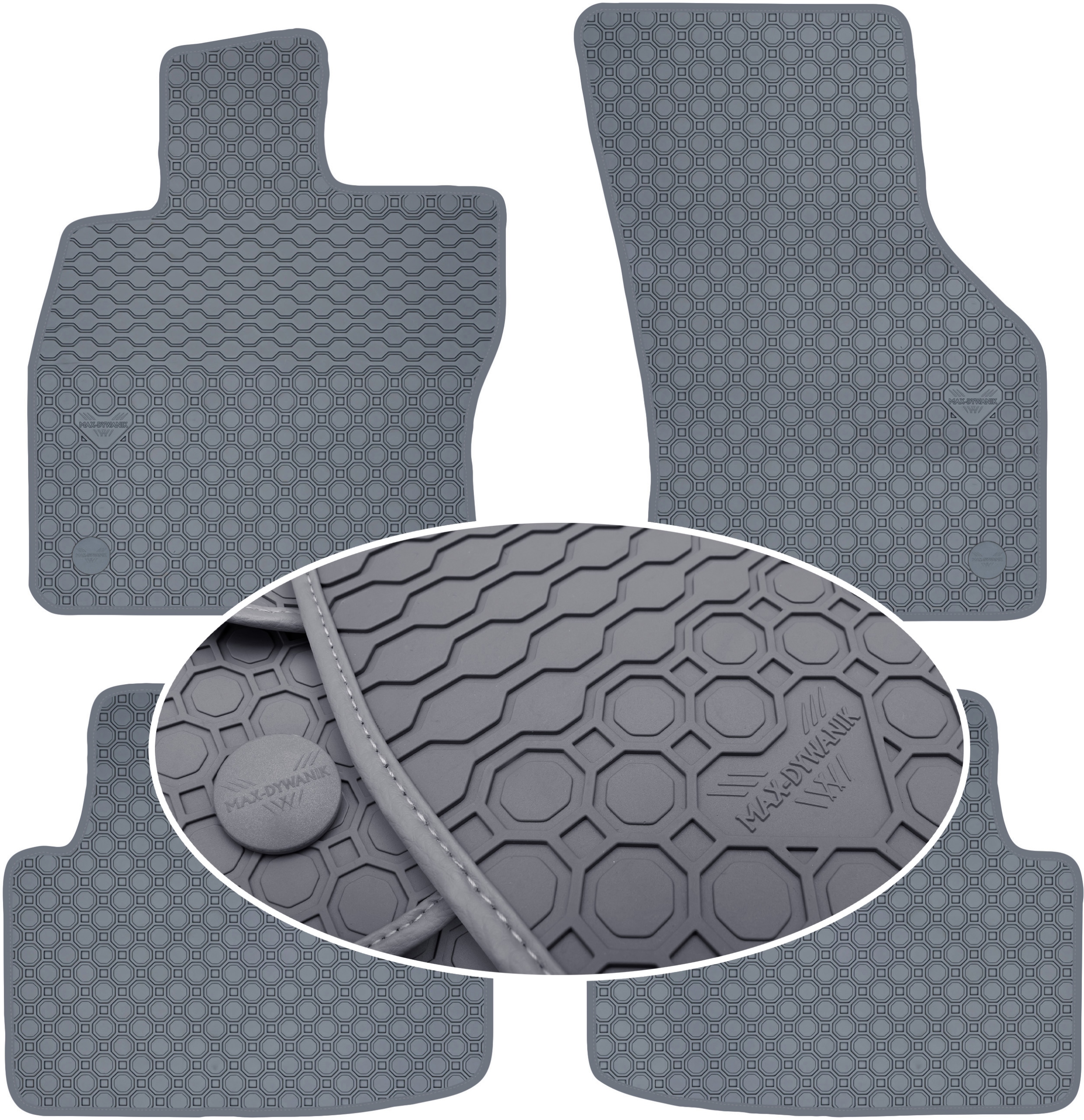 Škoda Octavia III 2012-2020 Koberce Sivé