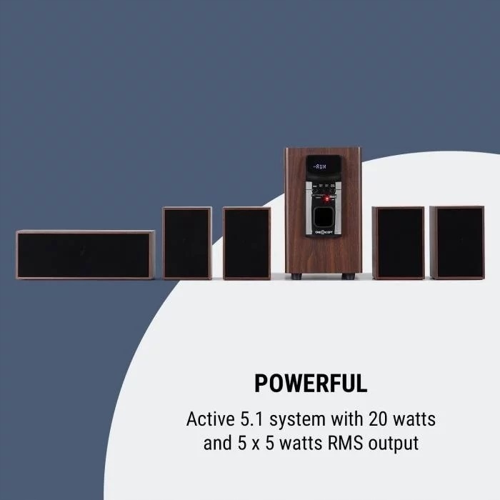 Głośniki One Concept Woodpecker Drewniana Obudowa Marka OneConcept