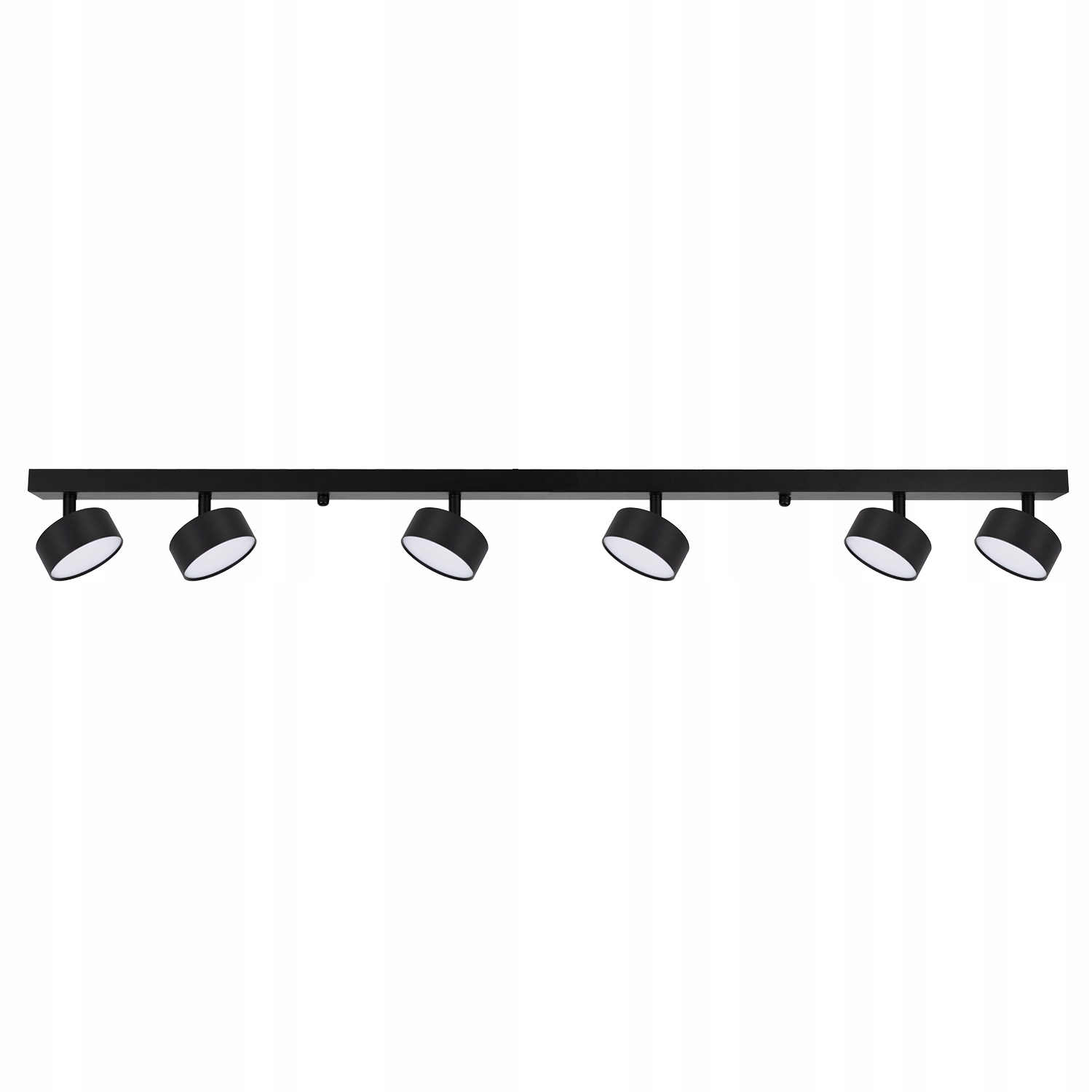 Lineární stropní svítidlo Halogen 6x GX53 Pohyblivé černé Lunvigo Kobi