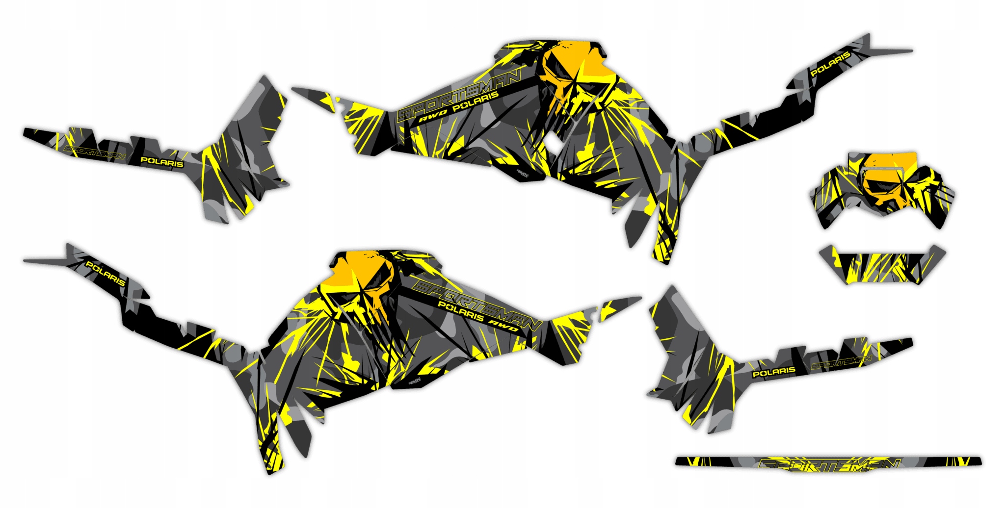 Dýha Samolepky Polaris Sportsman Touring 570 2025+ #3209782