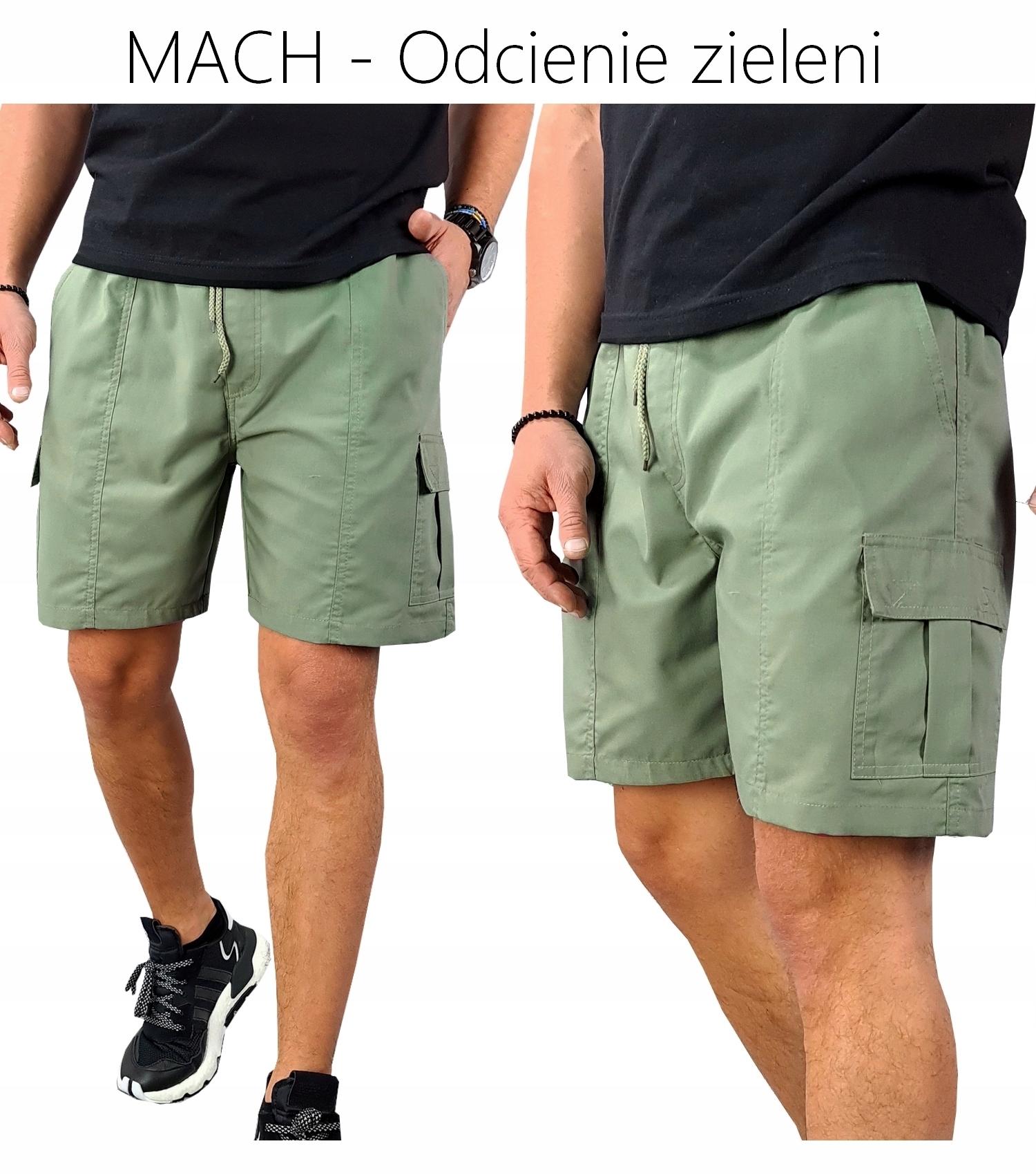 SPODENKI MĘSKIE BOJÓWKI krótkie spodnie szorty - M Rozmiar M