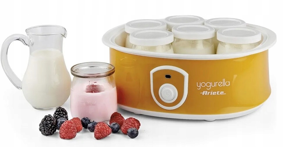 Výrobník jogurtu, jogurtovač Ariete 617 Yogurella žlutý