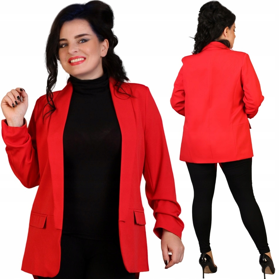 

P52 Elegancki żakiet Marynarka podszewka R46 Kolor