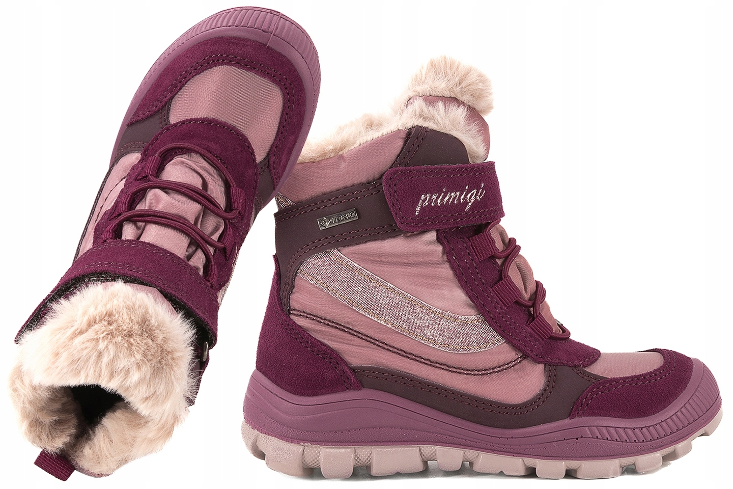 Primigi 8877633 Śniegowce Trzewiki Ocieplane Zimowe Z Membraną Gore-tex 34