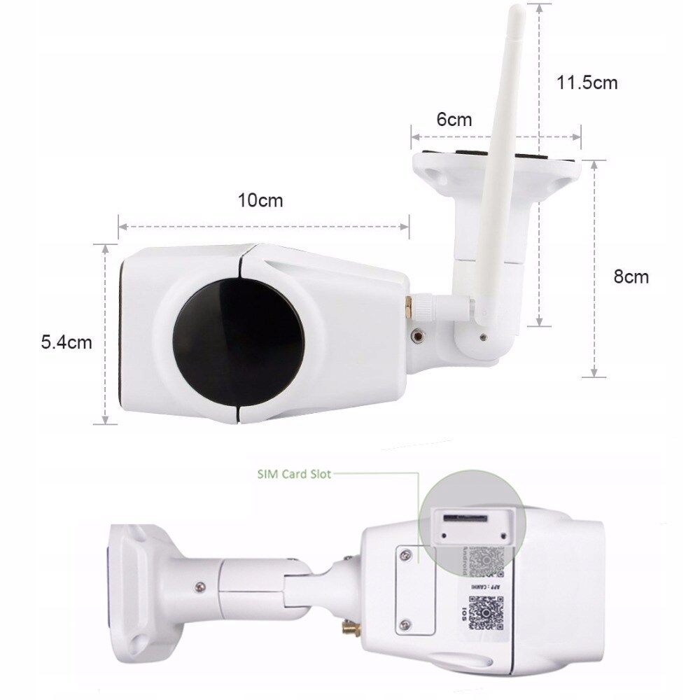 Kamera WIFI szerokokątna 360° monitoring budowy Kod producenta IIIIIII