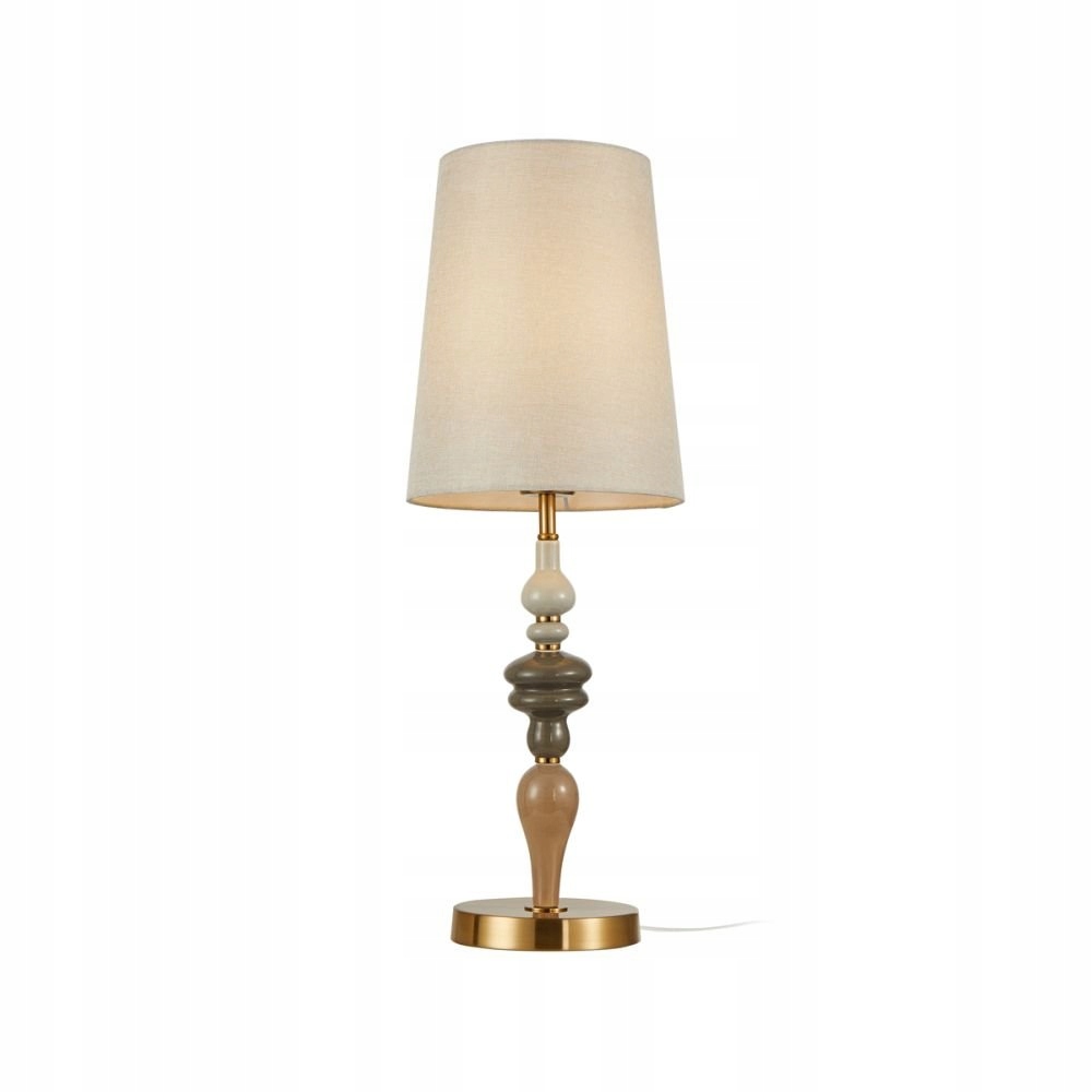 Stolová nočná lampa Moren Starožitná mosadz Útulné svetlo Italux