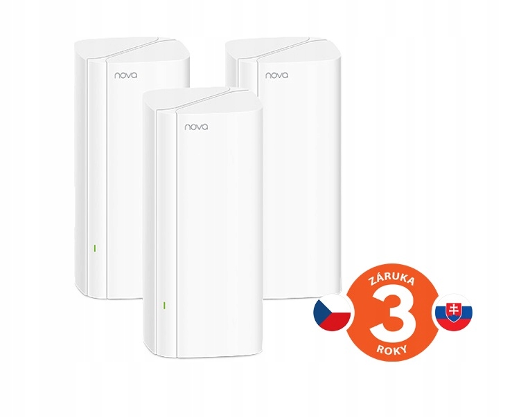 Router Tenda Nova MX12 Mesh Wi-Fi 6 AX3000, 3 ks, pokrytie až do 650 m2