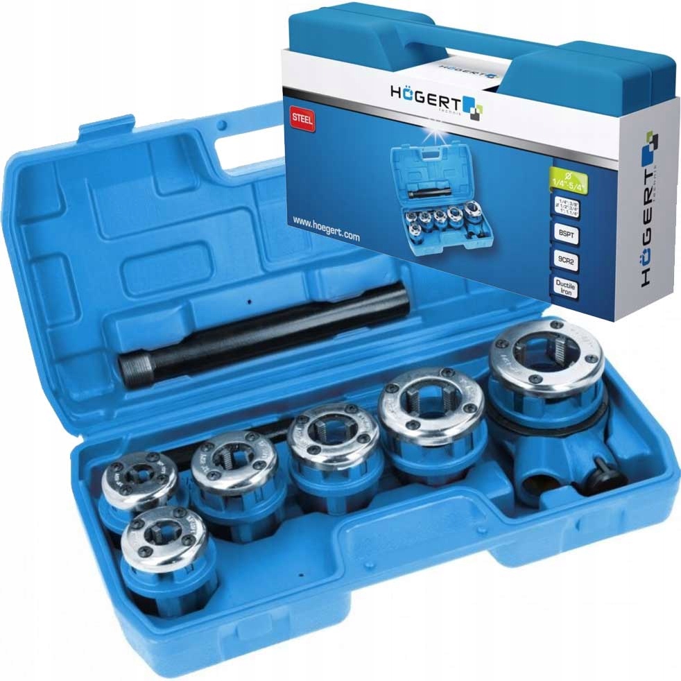 

Gwintownica Do Rur 1/4"-5/4 6 Elementów