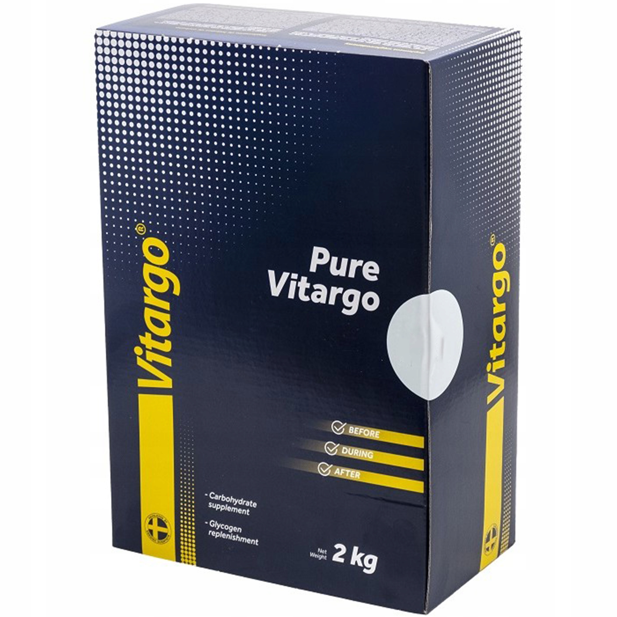 Sacharidy Vitargo Pure 2000 g Přírodní Trénink Energie Regenerace