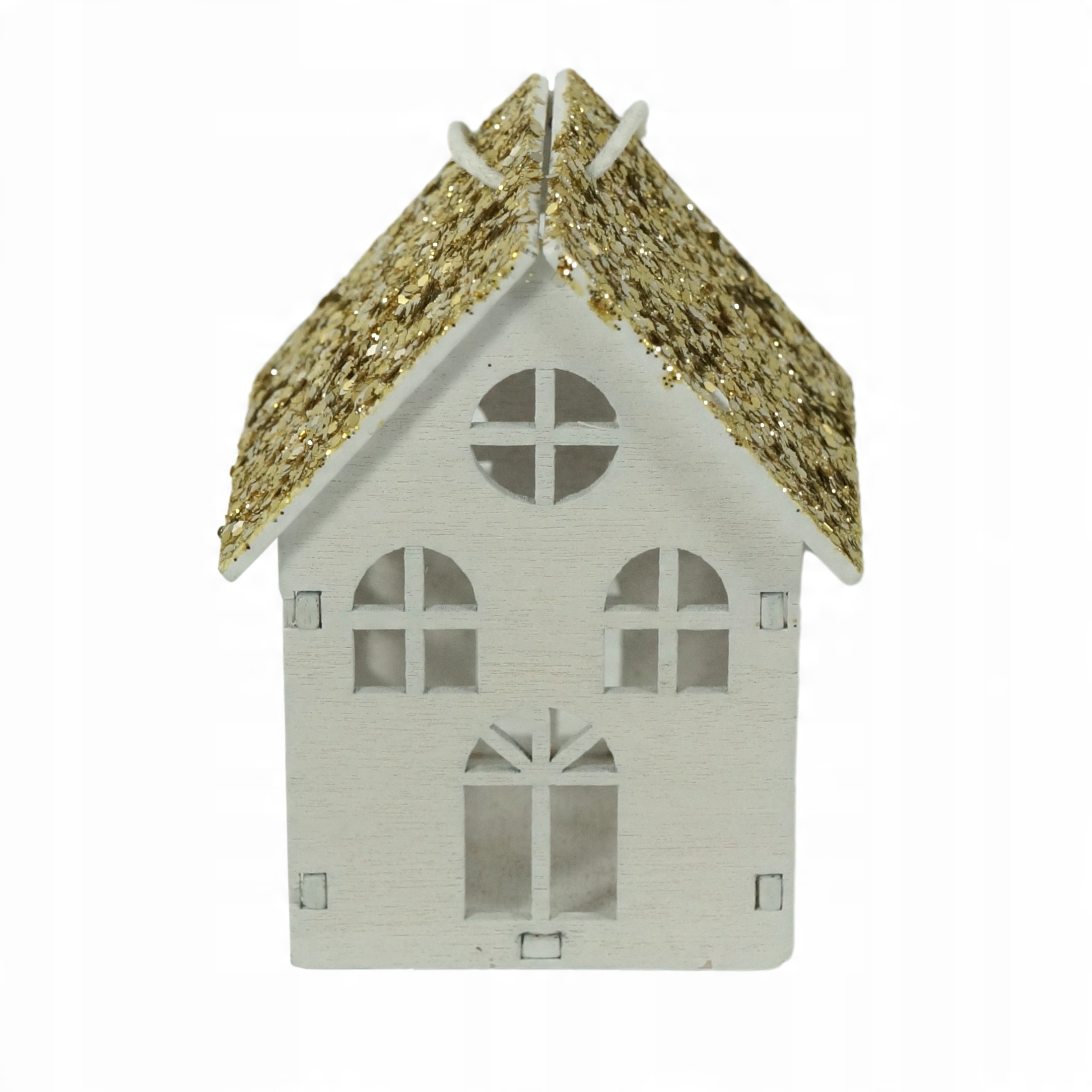 

Zawieszka w kształcie domku ozdoba choinkowa 6 cm