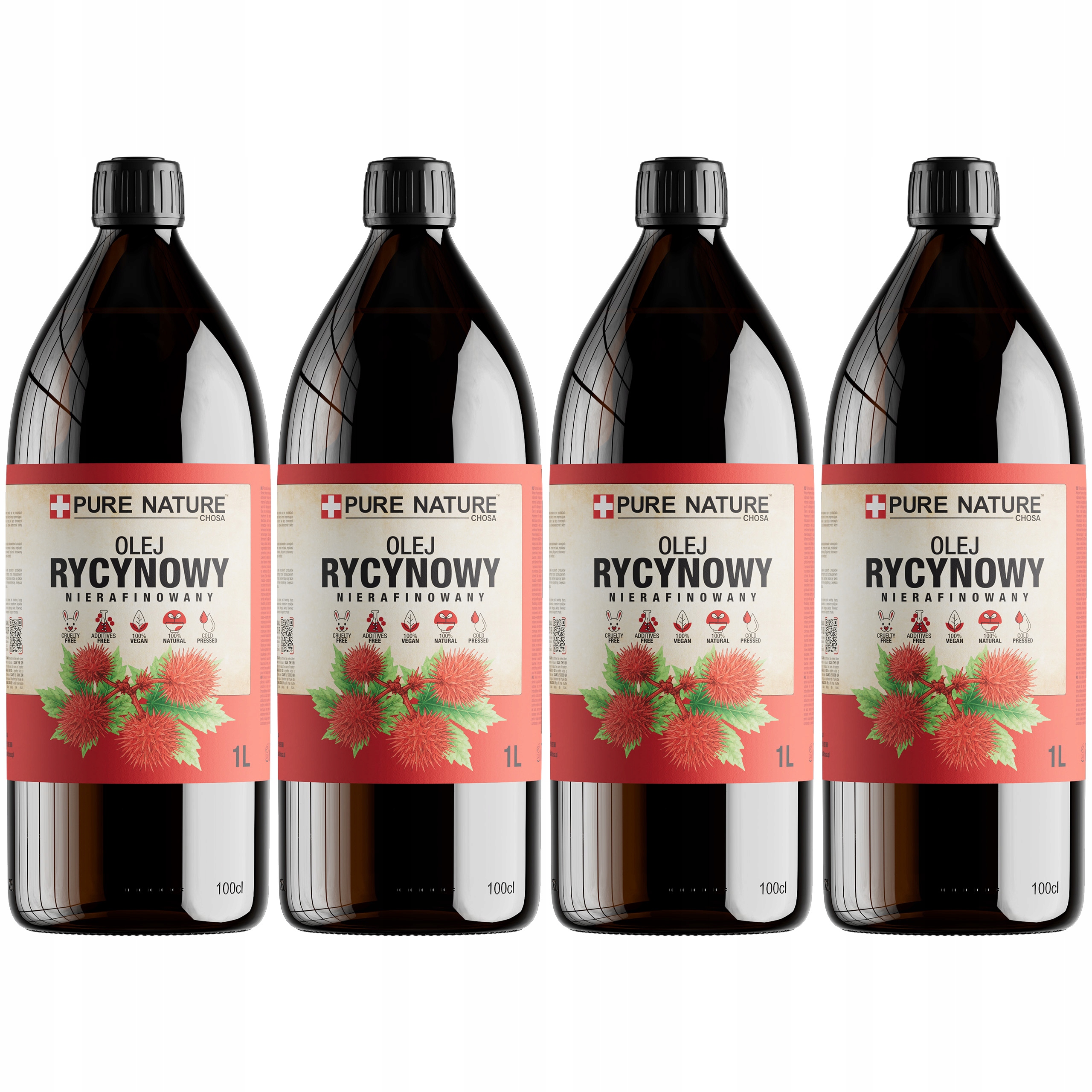 Olej Rycynowy Nierafinowany Tłoczony Na Zimno Naturaln Z Indii