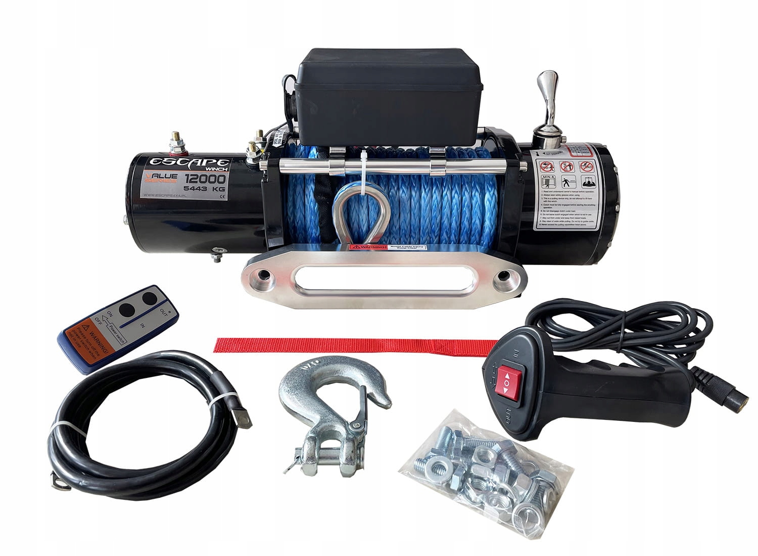 Лебідка ESCAPE VALUE 12000 5.5 t синтетика 4x4