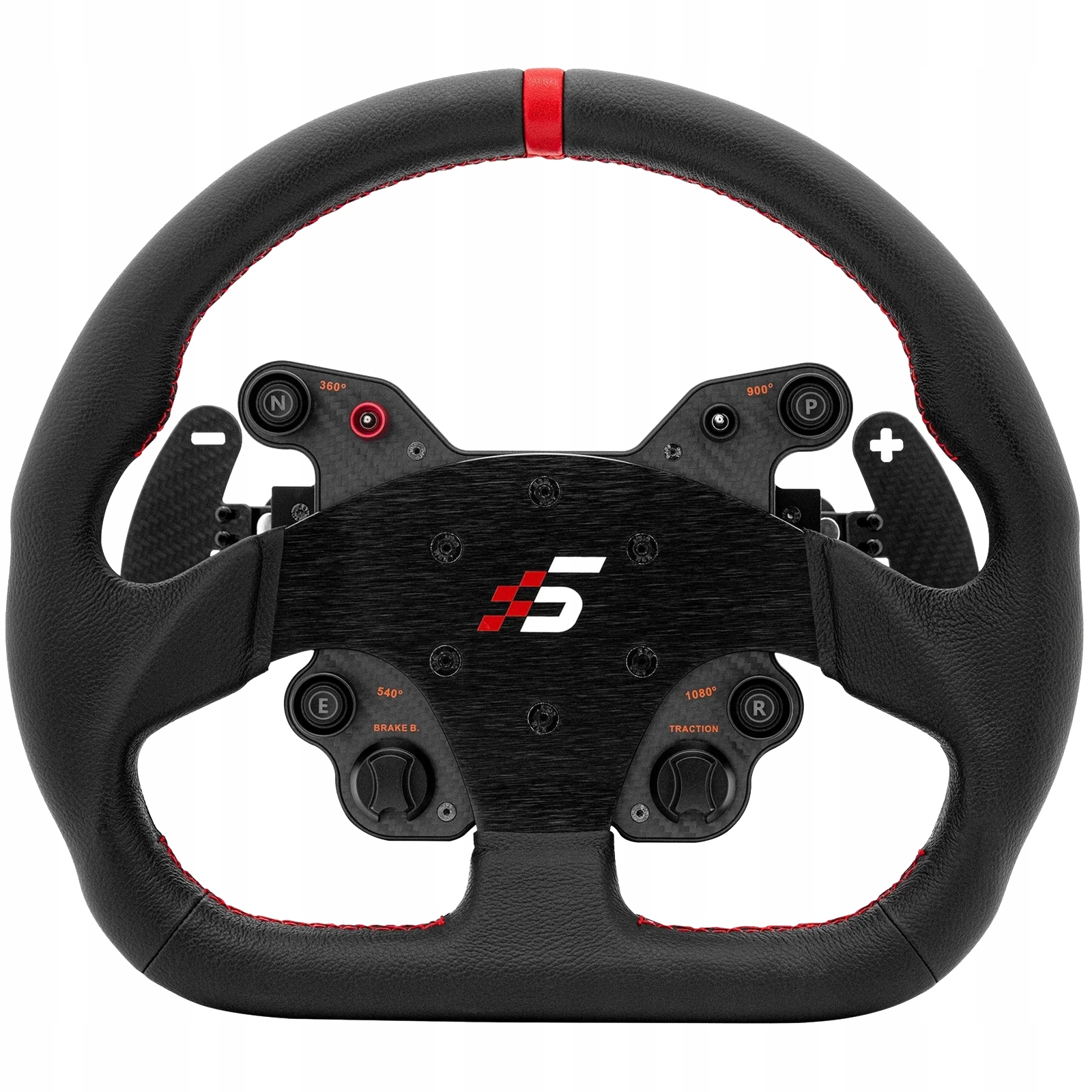 SIMAGIC Kierownica GT1 D-typ 330mm, QR70, magnetyczne łopatki, skóra, S211 — 2